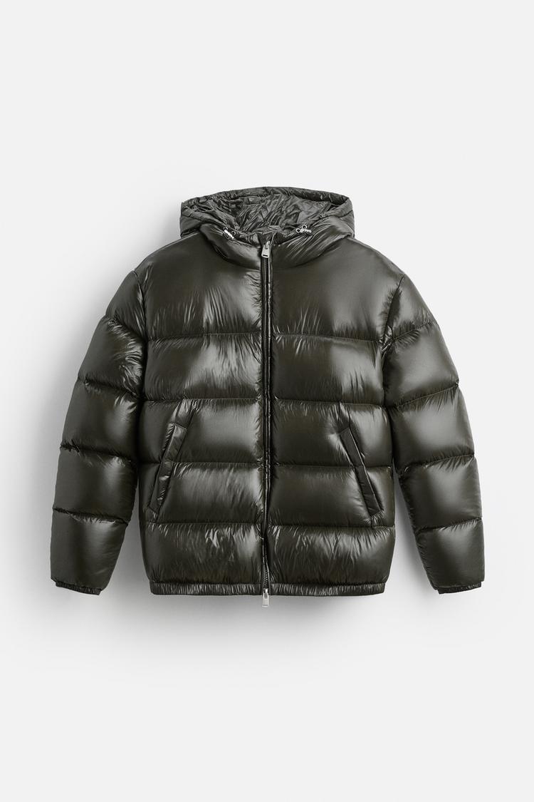 Pufferjacke aus 100 % Daunenfedern