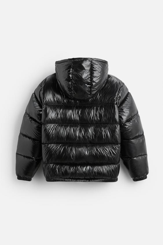 Pufferjacke aus 100 % Daunenfedern