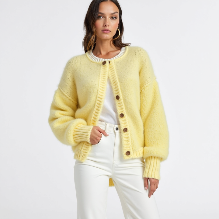 ModenGlanz | Kuschelige Strickjacke