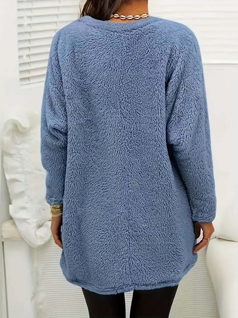 Elfrieda | Kuscheliger Fleecepullover