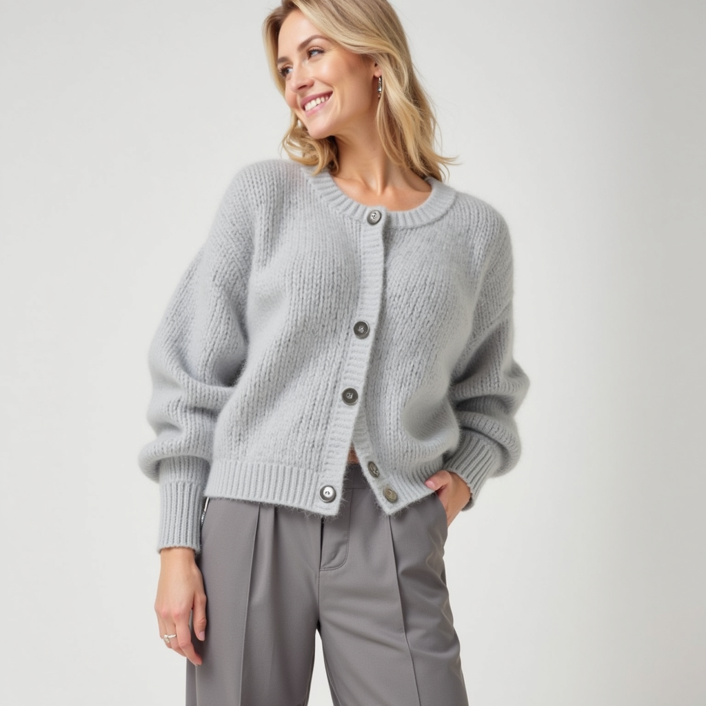 ModenGlanz | Kuschelige Strickjacke