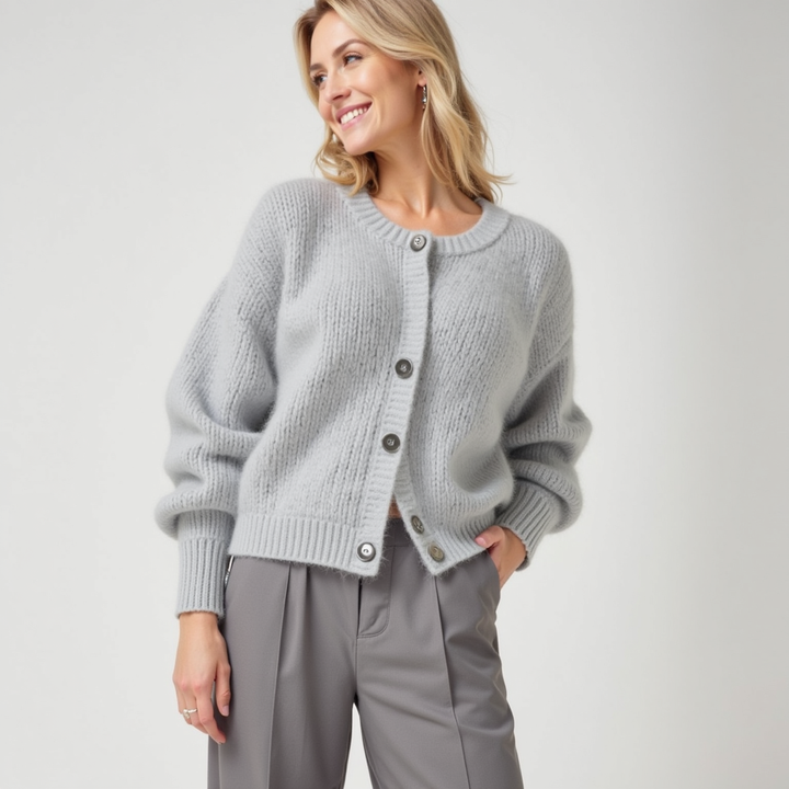 ModenGlanz | Kuschelige Strickjacke