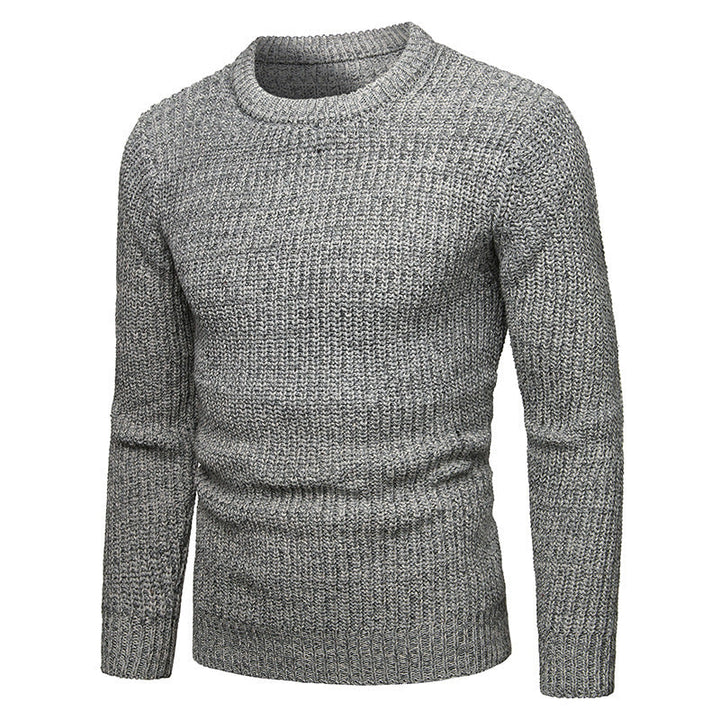 Einar | Herrenstrickpullover mit Melange-Muster