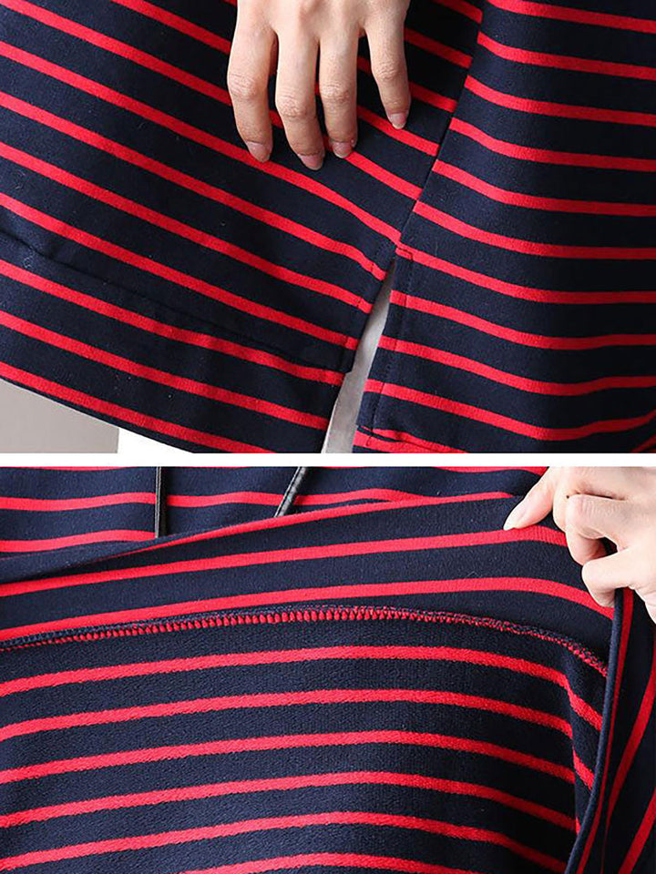Nyssa | Locker gestreiftes Damenshirt