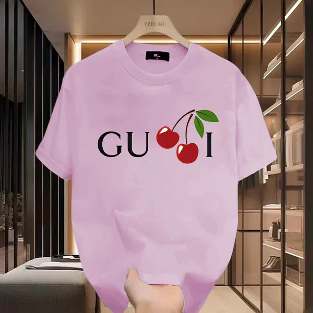 Heiraten | G Cherry Couture Kurzärmeliges Grafik-T-Shirt