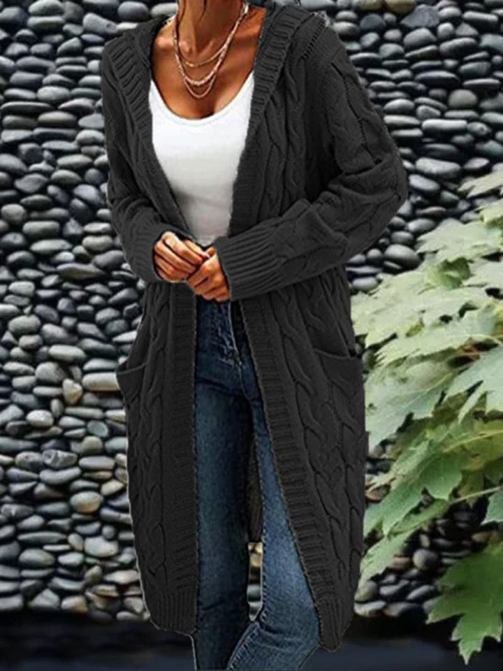 Isa | Lässige Strickjacke mit Tasche