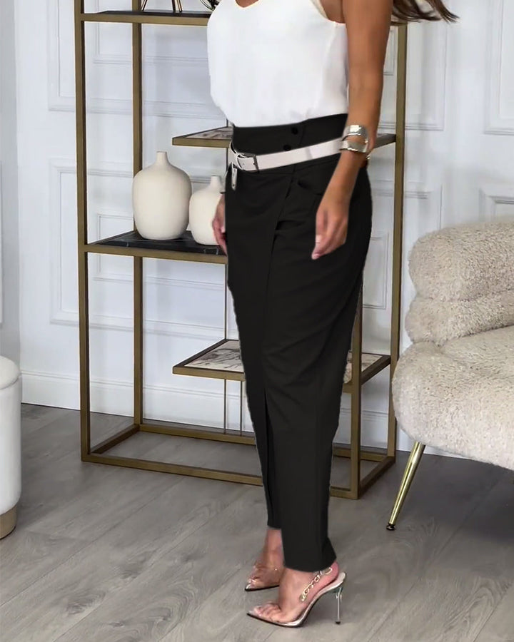 Mila | Stylische Hose mit Gürtel