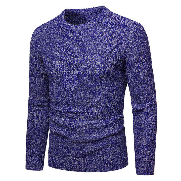 Einar | Herrenstrickpullover mit Melange-Muster