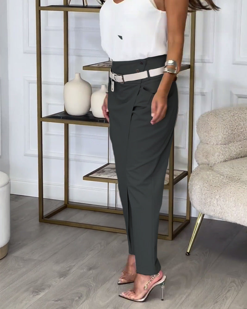 Mila | Stylische Hose mit Gürtel