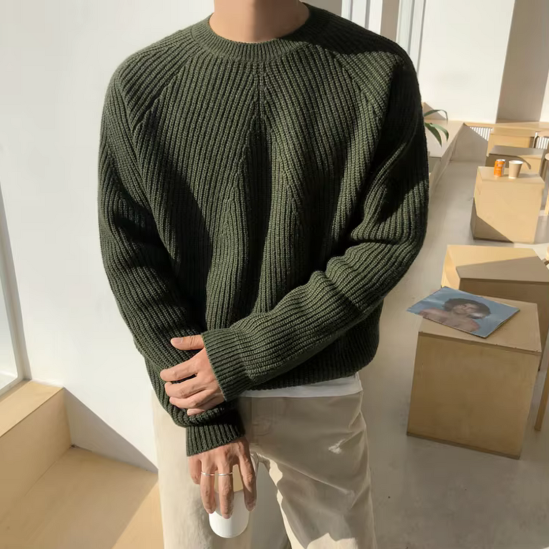 Loretto | Gemusterter Baumwollpullover