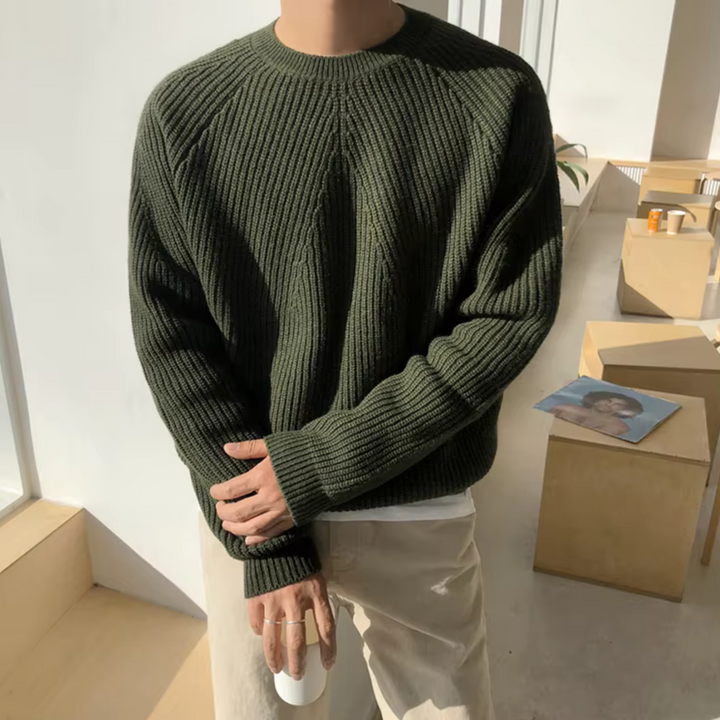Loretto | Gemusterter Baumwollpullover