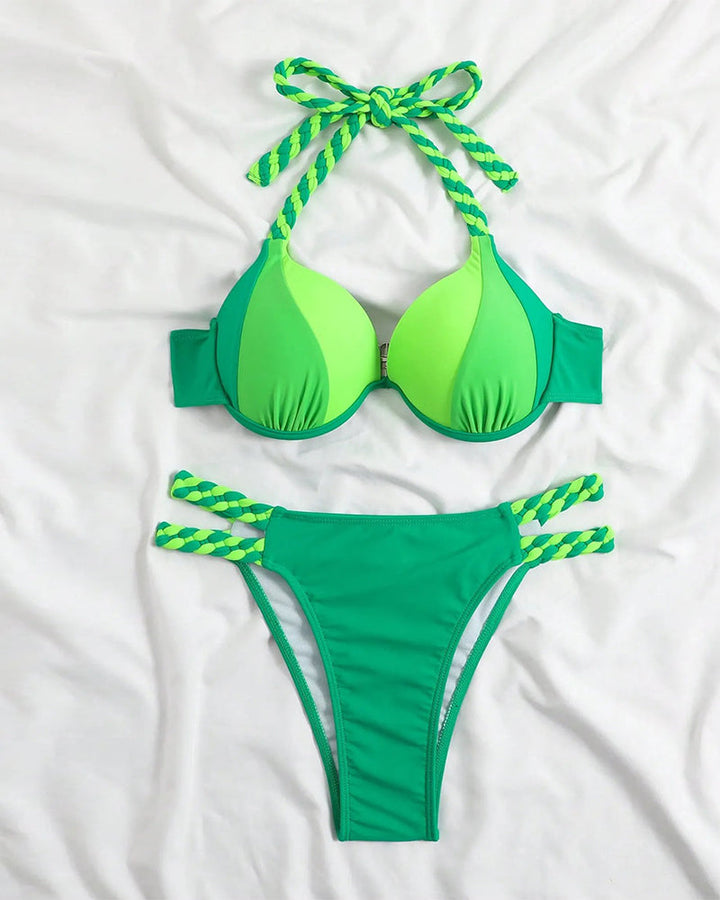 Jasmine | Halter Zweiteiliges Bikini-Set