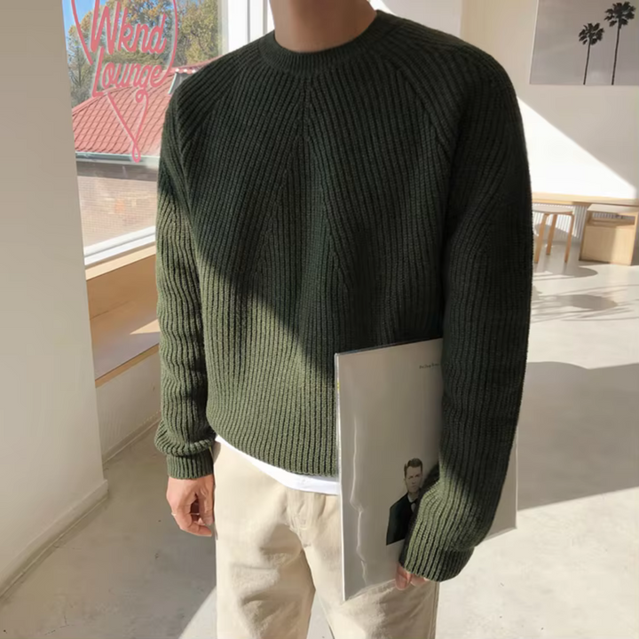 Loretto | Gemusterter Baumwollpullover
