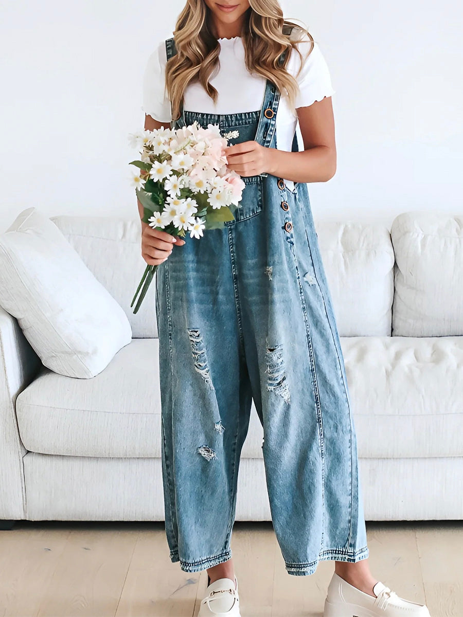 Tilda | Verstellbarer Denim-Overall