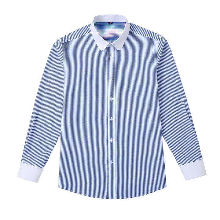 Tommy | Authentisches weißes und blaues Hemd