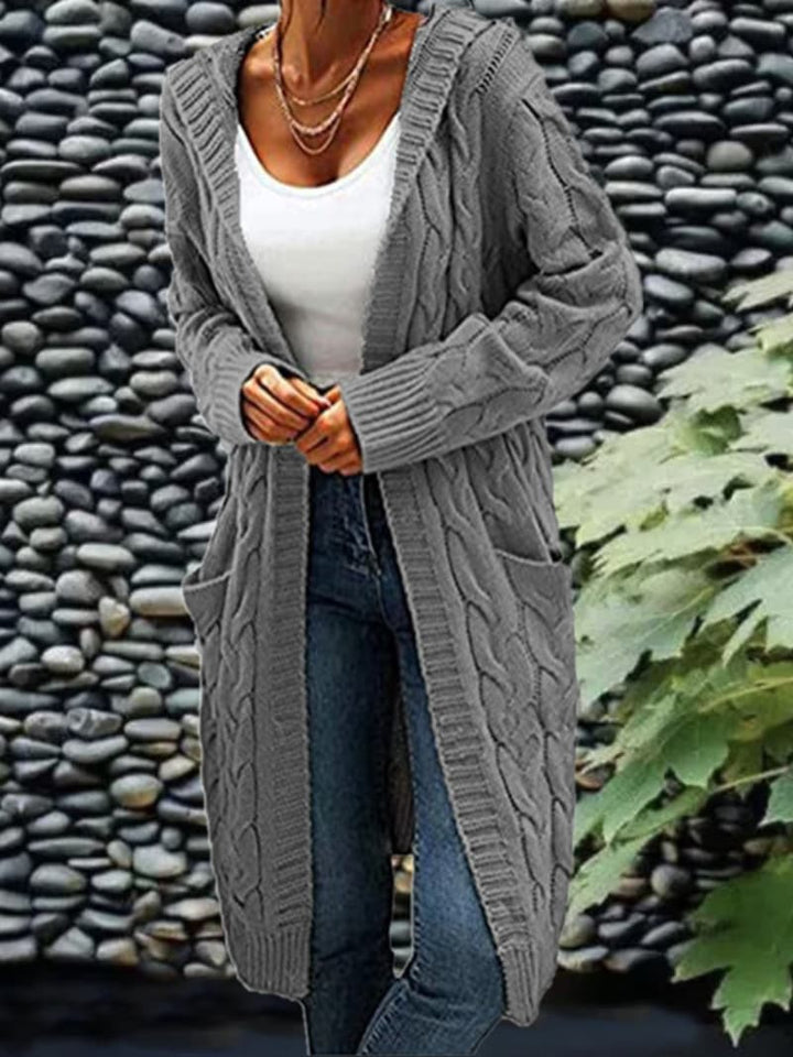 Isa | Lässige Strickjacke mit Tasche