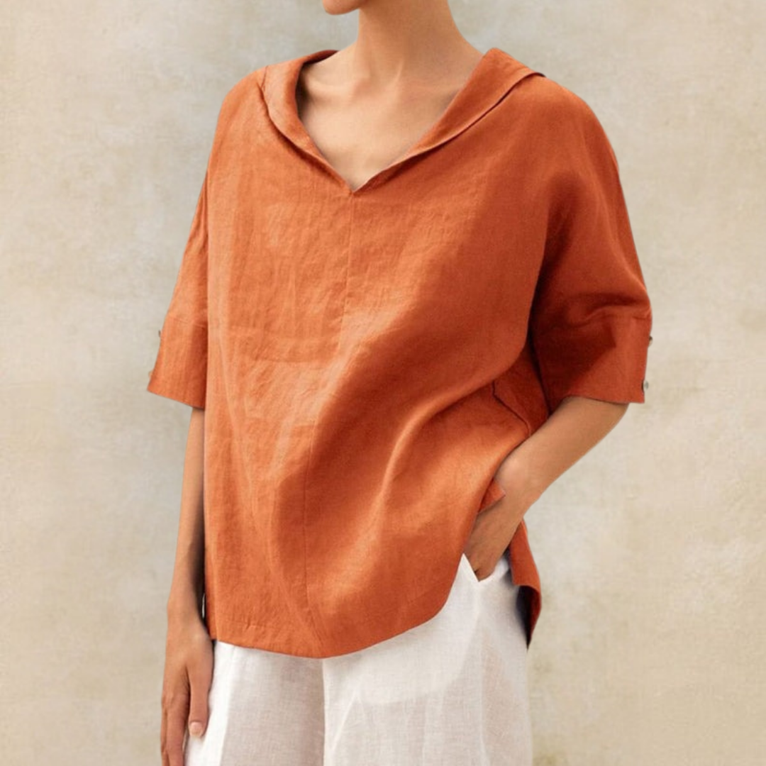 Zoe | Lässige, locker sitzende Bluse
