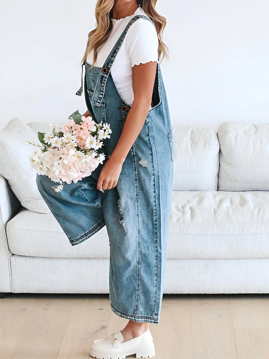 Tilda | Verstellbarer Denim-Overall