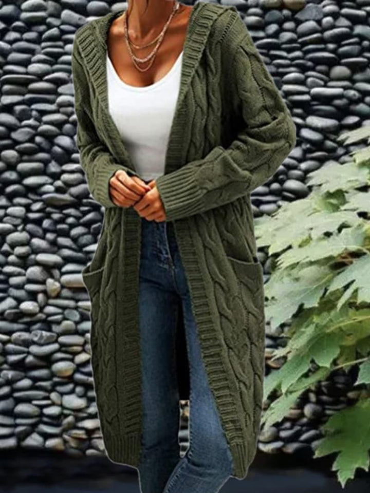 Isa | Lässige Strickjacke mit Tasche