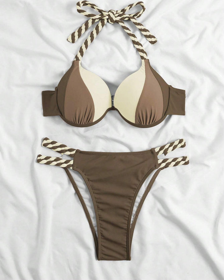 Jasmine | Halter Zweiteiliges Bikini-Set