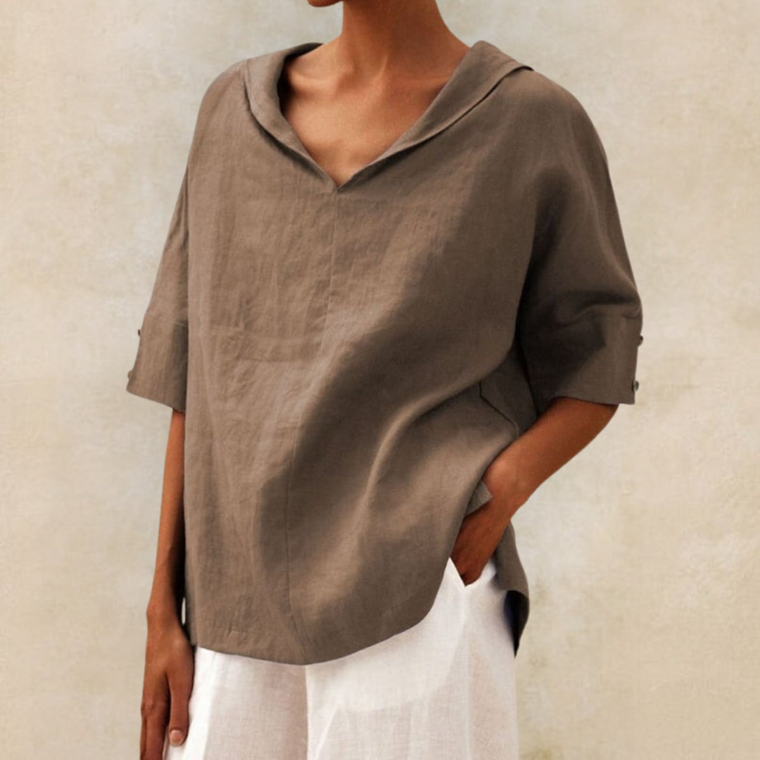 Zoe | Lässige, locker sitzende Bluse