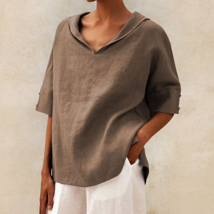 Zoe | Lässige, locker sitzende Bluse
