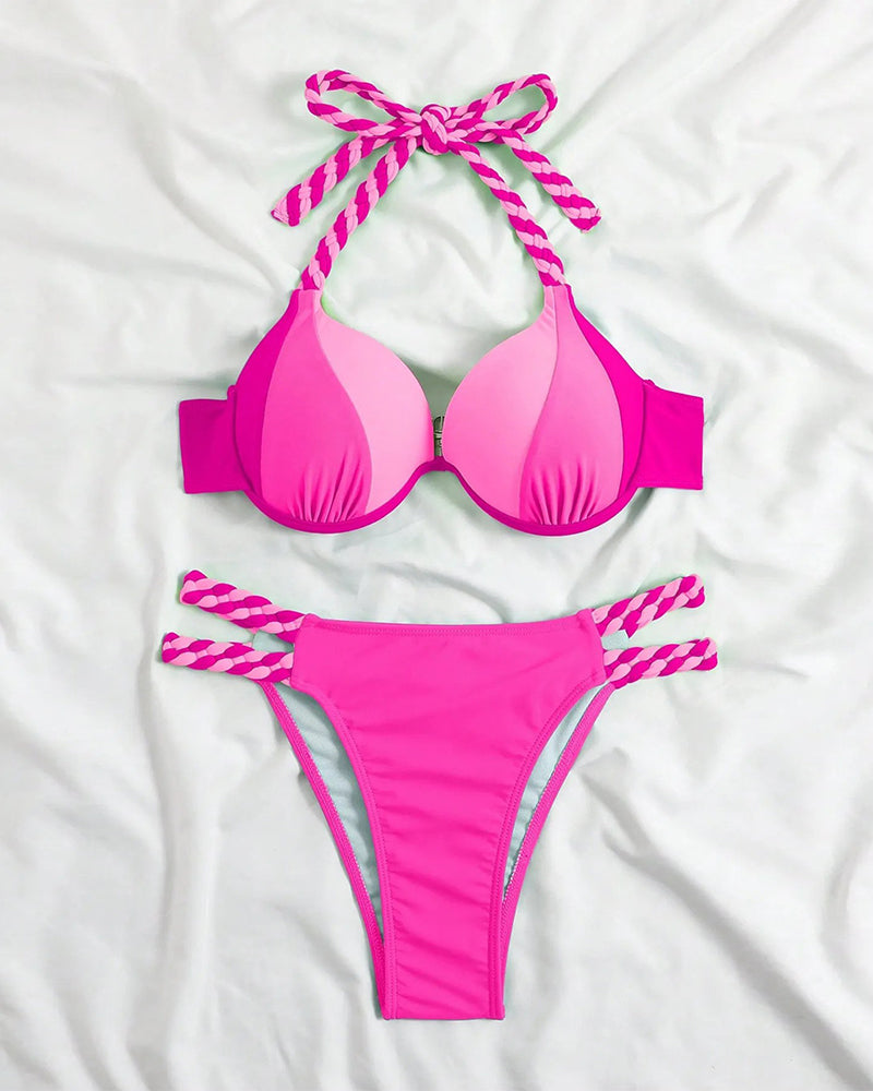 Jasmine | Halter Zweiteiliges Bikini-Set