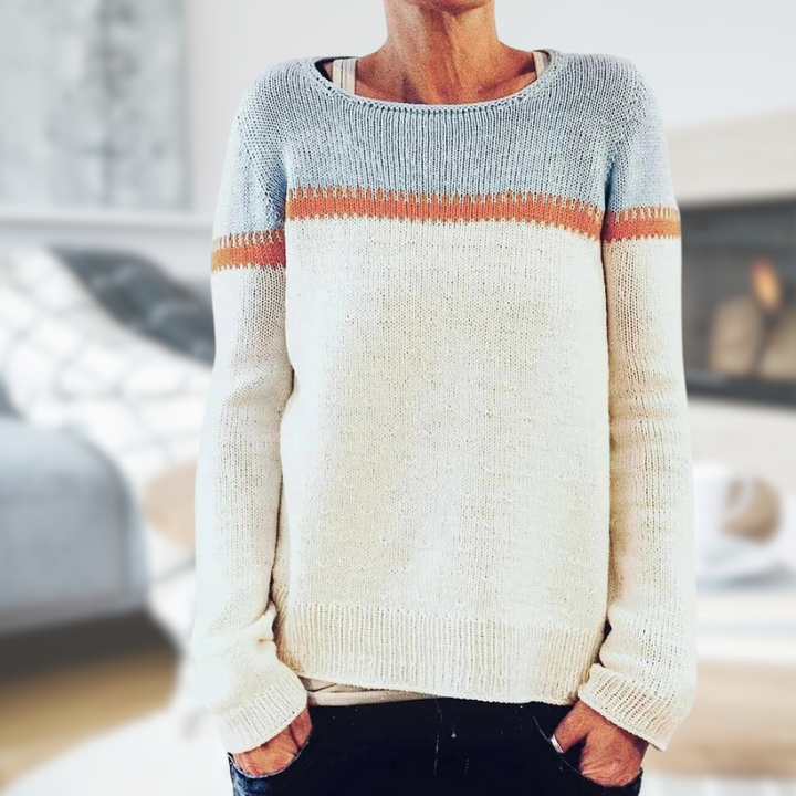 Alia | Strickpulli mit Rundhalsausschnitt