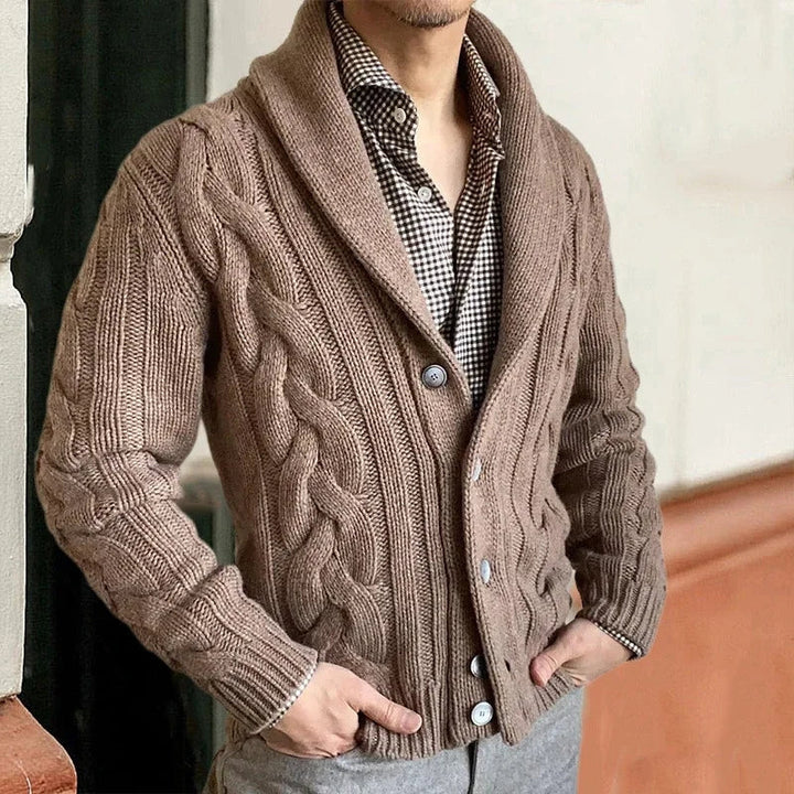 Robert | Strickstrickjacke für Männer