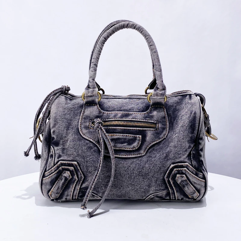 Everly Denim Crossbody Tasche