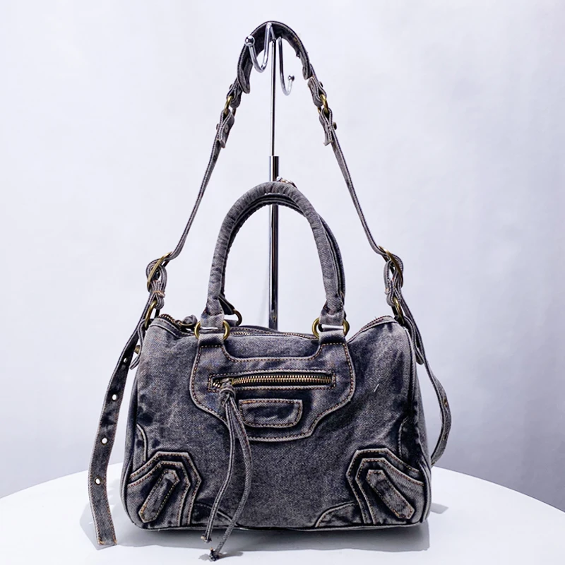 Everly Denim Crossbody Tasche