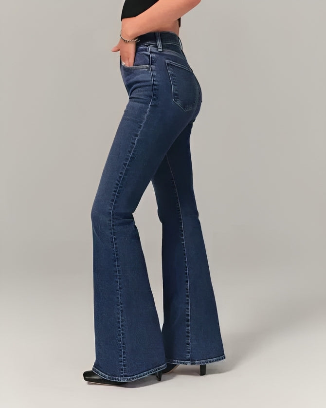 CARINA | Hochtaillierte Jeans mit Stretch