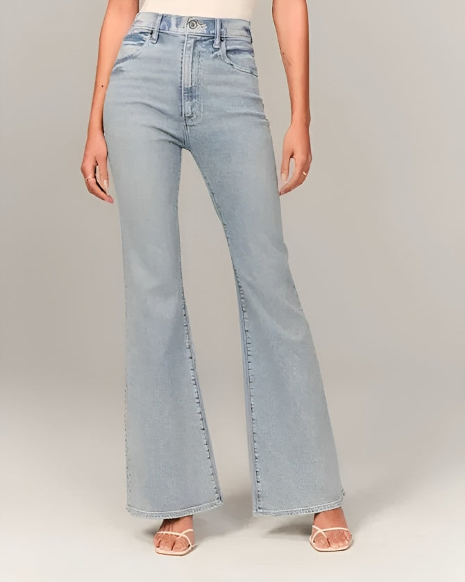 CARINA | Hochtaillierte Jeans mit Stretch