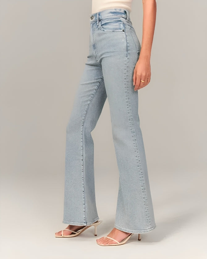 CARINA | Hochtaillierte Jeans mit Stretch