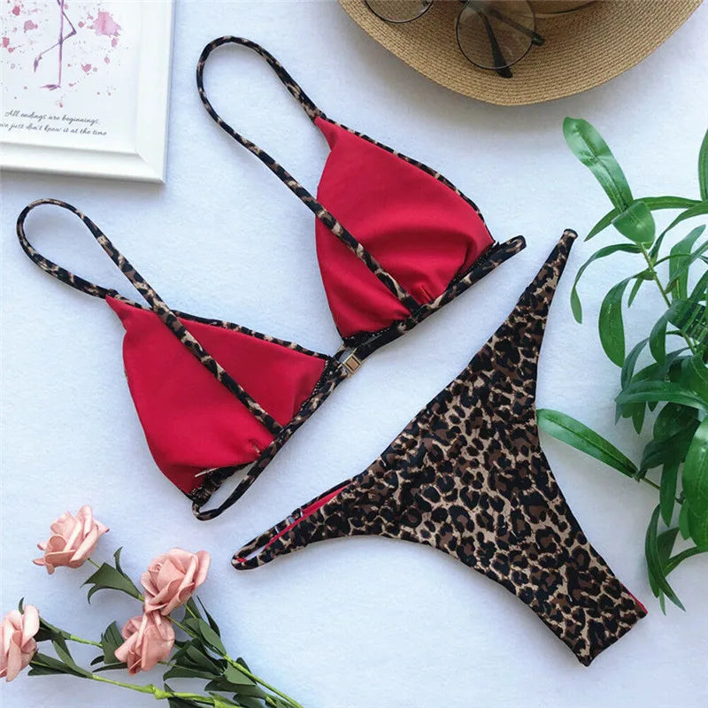 Silje | Bikini-Set - Leopard