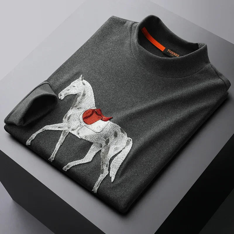 Sattelstrickpullover