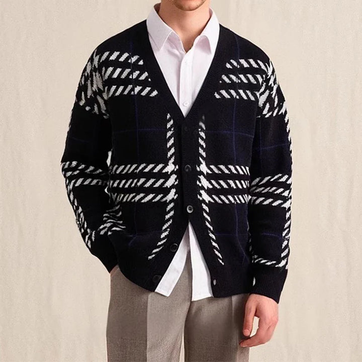 FEDERICO ALESSANDRO GEOMETRISCHE STRICKJACKE