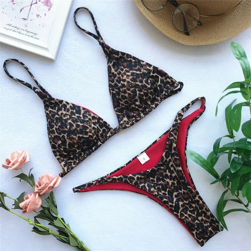 Silje | Bikini-Set - Leopard