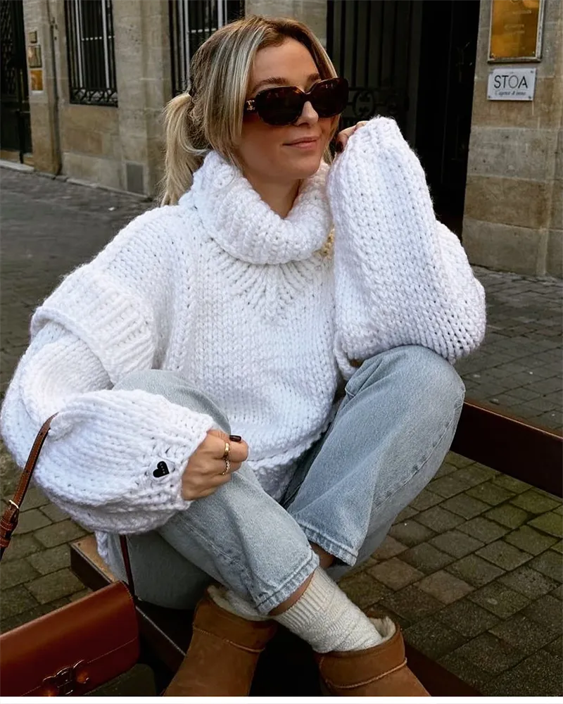 Übergroßer Pullover