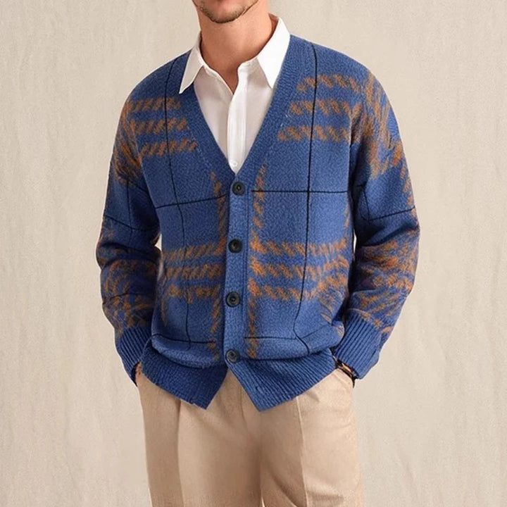 FEDERICO ALESSANDRO GEOMETRISCHE STRICKJACKE