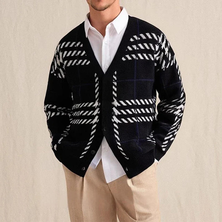 FEDERICO ALESSANDRO GEOMETRISCHE STRICKJACKE
