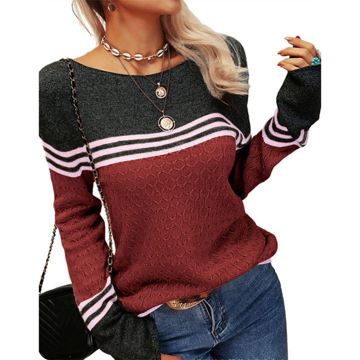 Le Clair | Lässiger gestreifter Strickpullover