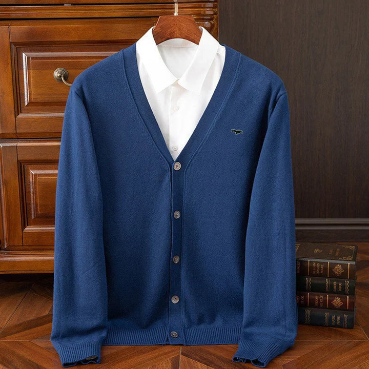Dylan Westwood Klassische Wollstrickjacke