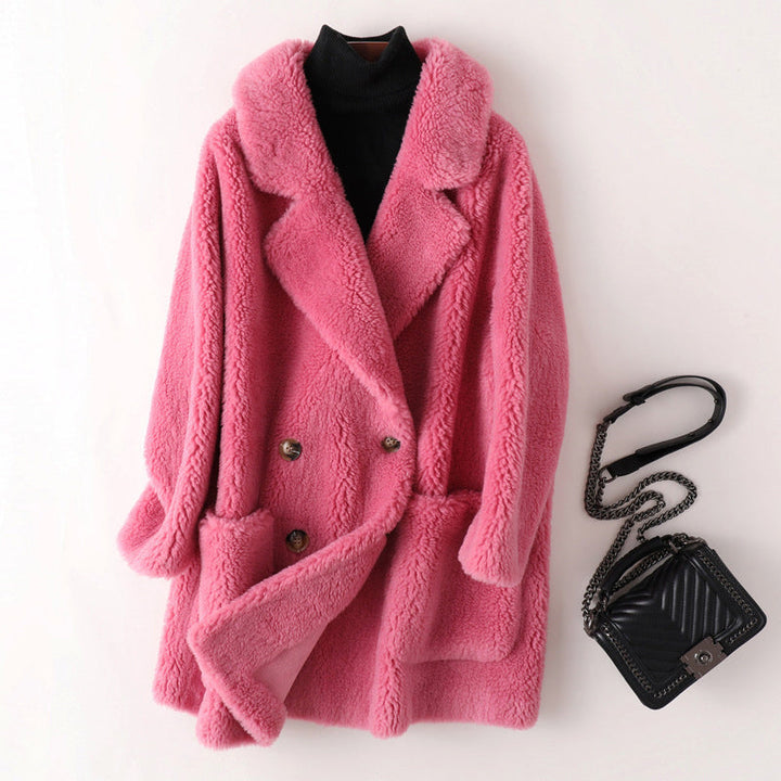 Maxine Lapel Fleece Coat