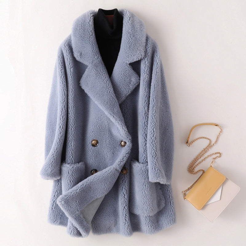 Maxine Lapel Fleece Coat