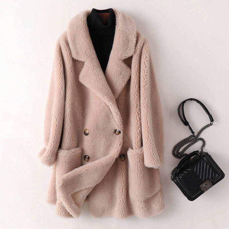 Maxine Lapel Fleece Coat