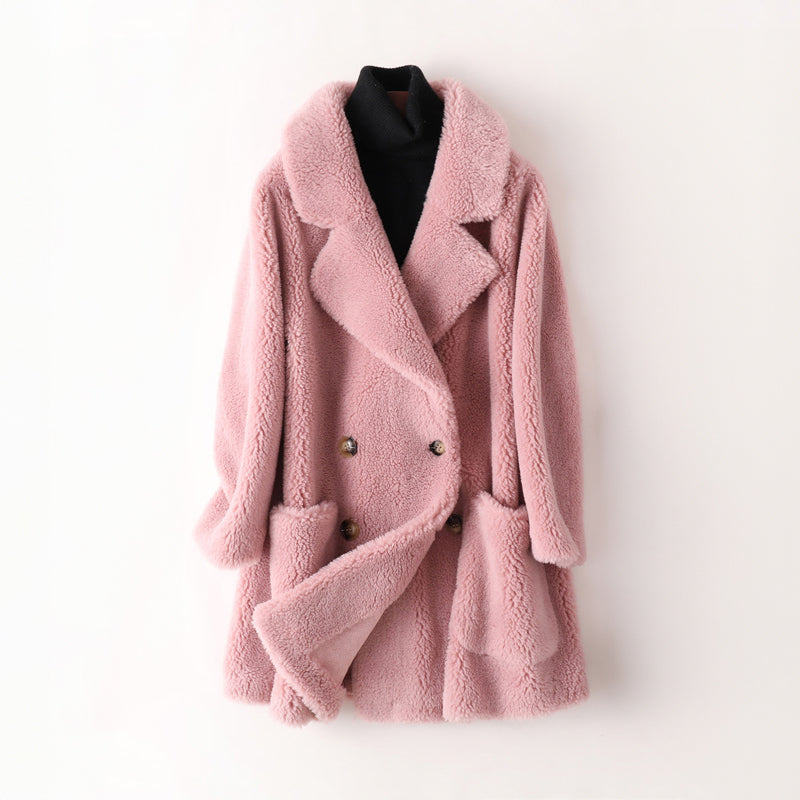 Maxine Lapel Fleece Coat