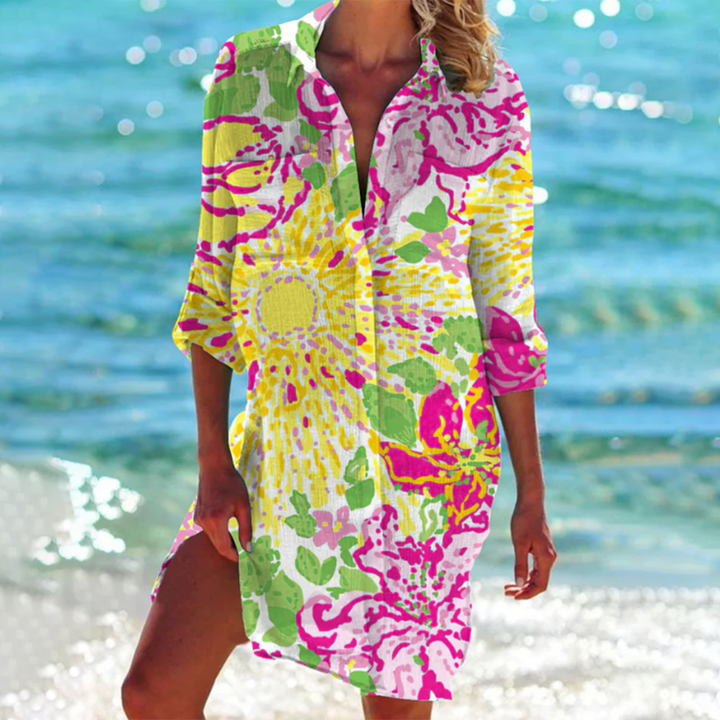 Beatrice | Strahlendes Sommer A-Linien-Kleid