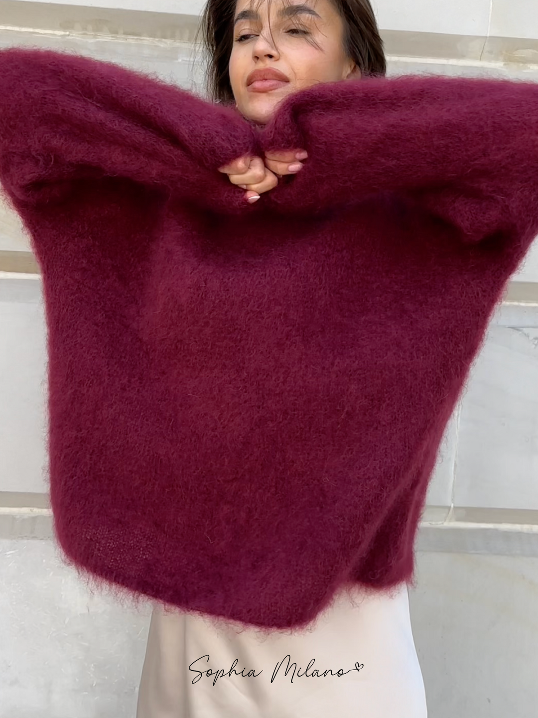 Sophia Mohair Rollkragenpullover