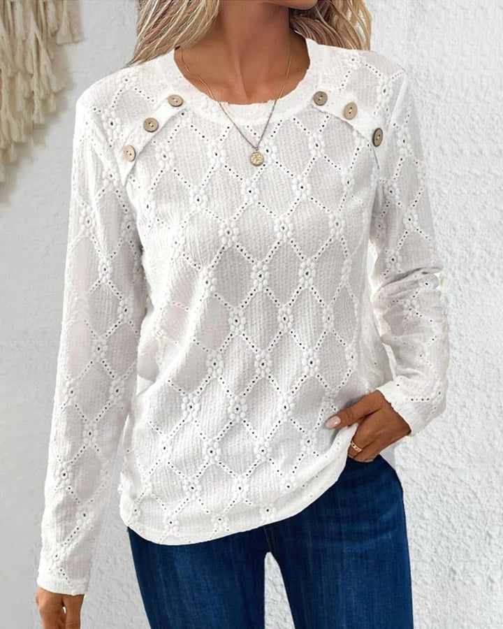 Talia | Elegante Ösenbluse